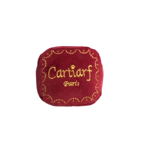 Cartiarf luxury brand box chew toy