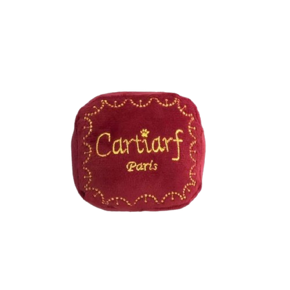 Cartiarf luxury brand box chew toy