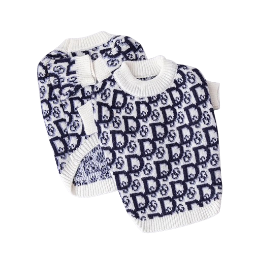 designer inspired pet sweater dog clothes cat clothes