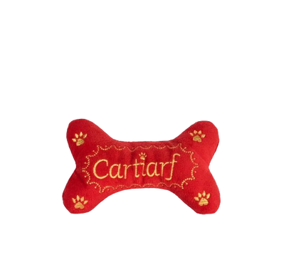 Cartiarf designer brand bone chew toy